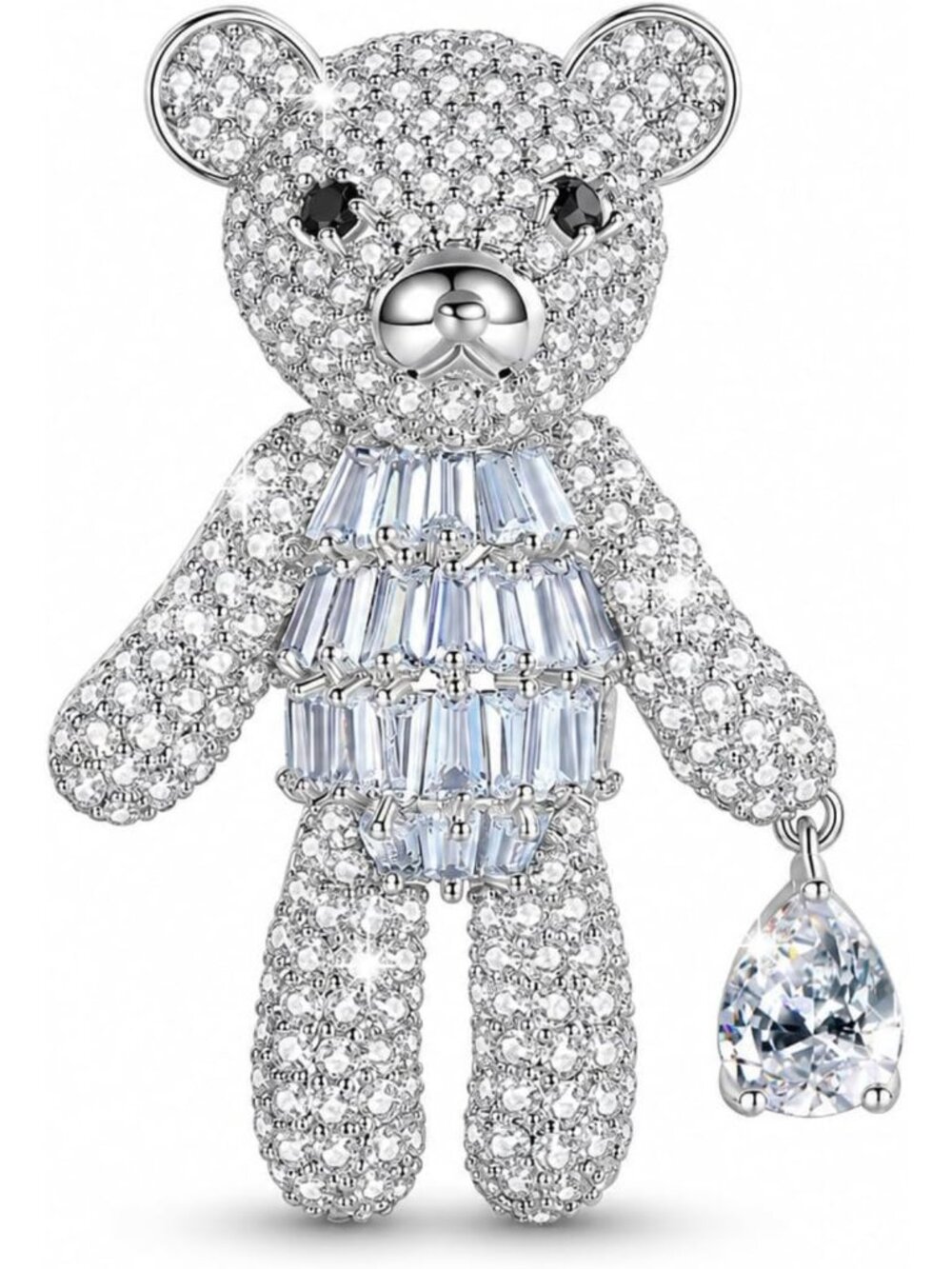 Animal-Themed Brooches for Women, Decorative Zircon Inlaid Lapel Pins